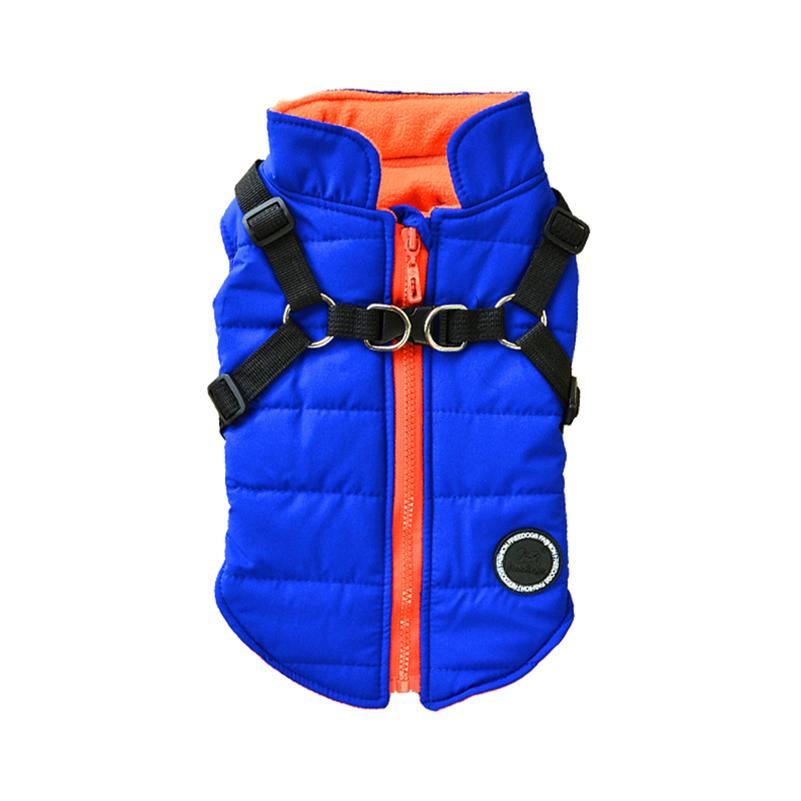 Одежда для собак с шлейкой, куртка для щенка, ветрозащитное пальто для собаки, мягкая одежда, костюм чихуахуа, французского бульдога, йорка, для домашнего животного