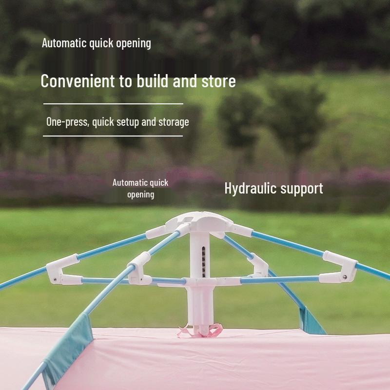 Палатка с яблоками-дичками: Автоматическая палатка для кемпинга на открытом воздухе, водонепроницаемая, ветрозащитная, защищающая от солнца, с механизмом быстрого раскрытия