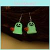 Creative Glow In The Dark Halloween Jewelry Featuring Spooky Ghost And Pumpkin Designs