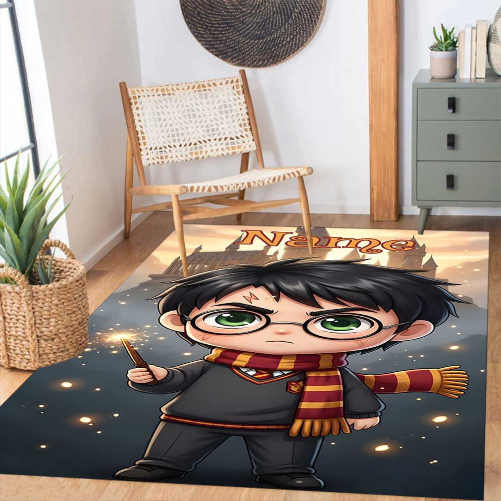 Warner Bros. Works (34) Customize your name rug, office chair cushion, home bedroom living room gift.