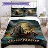 Gothic Illustrations Customize your name Bedding Set Breathable Duvet Cover with Pillowcases Home Decoration Birthday Gift