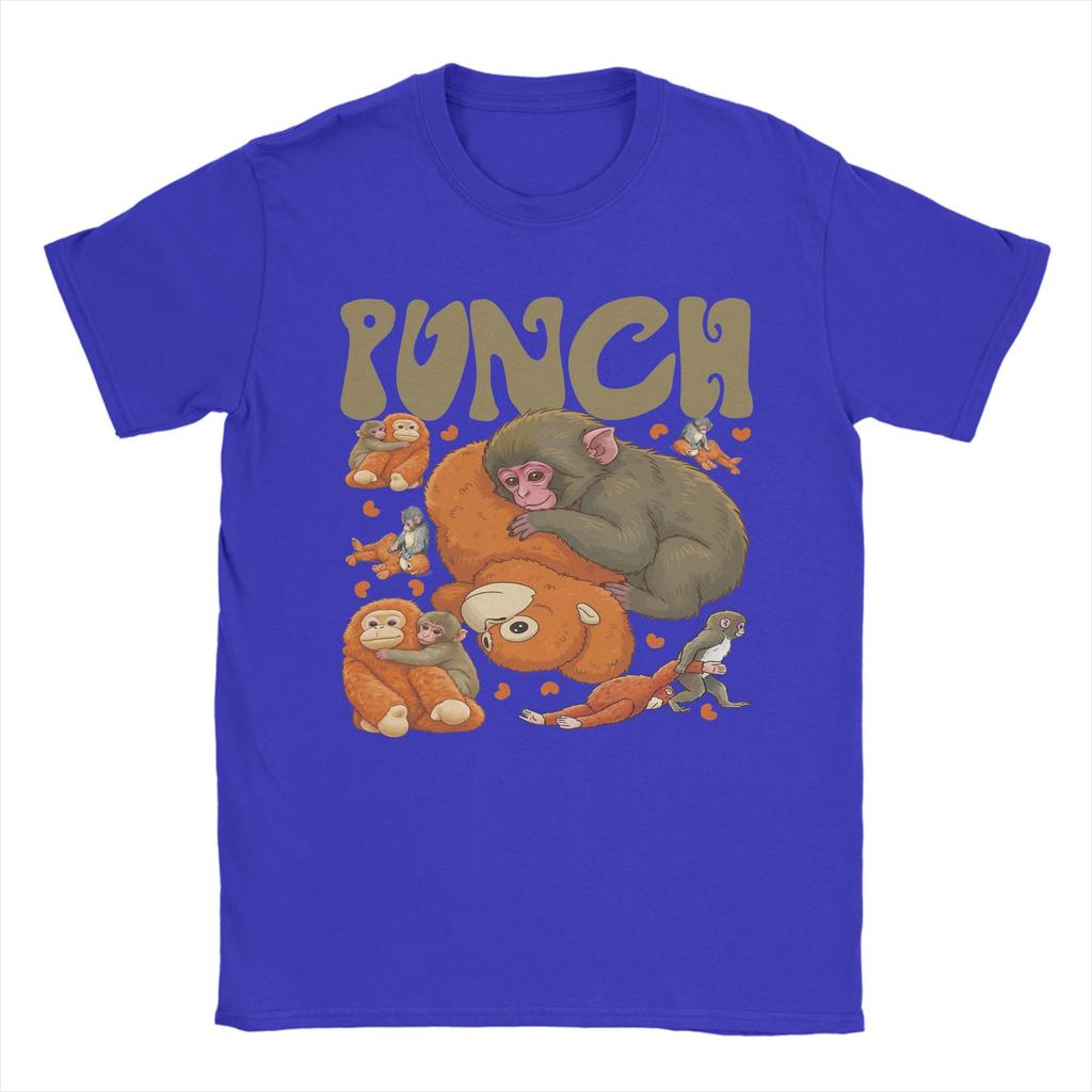 Punch Monkey T Shirt Mens  Pure Cotton Novelty TShirt O Neck  Tees Short Sleeve Clothes Gift