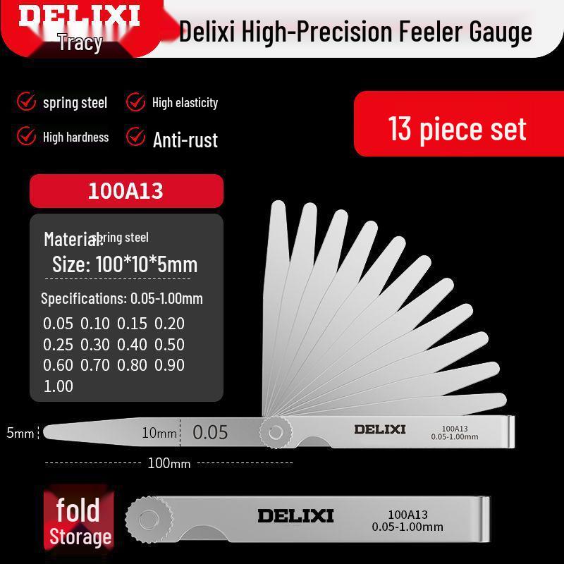 Высокоточный набор щупов из нержавеющей стали - Щуп для измерения толщины клапана и свечи, Бесплатная доставка