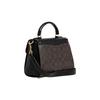 COACH handbag Morgan Series 21 classic old flower all-over printed buckle flip closure rivet decoration leather shoulder crossbody small size women's