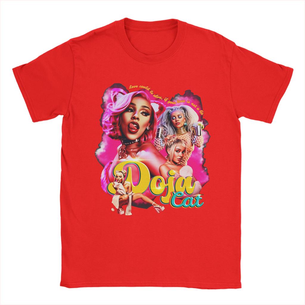 Футболка Doja Cat Tour Ma Vie для унисекс, повседневная, 100% хлопок, с круглым вырезом, короткий рукав, одежда больших размеров