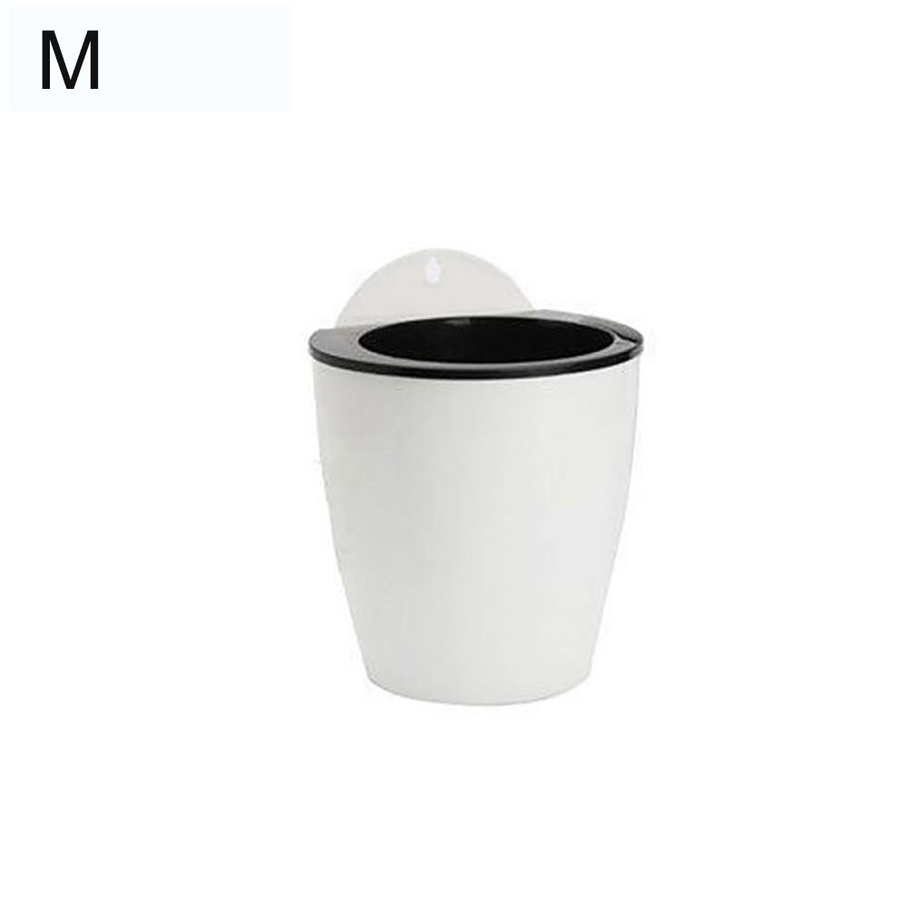 Resin Hanging Self Watering Planter Basket Plant Pot Flower Pot