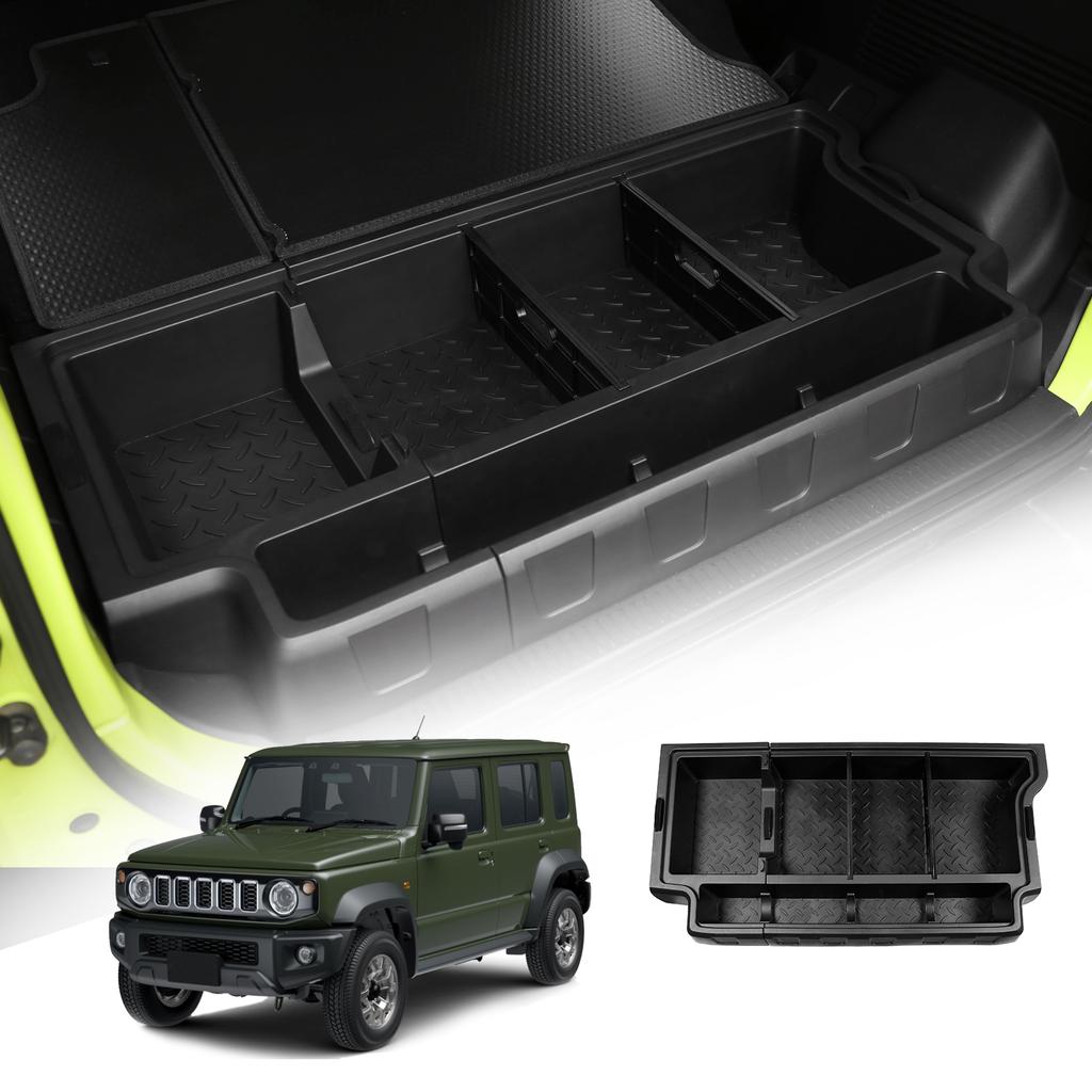 Suzuki Jimny JC74W JC74 5-Door 2023-2025 Car Trunk Storage Box with Lid – Interior Organizer