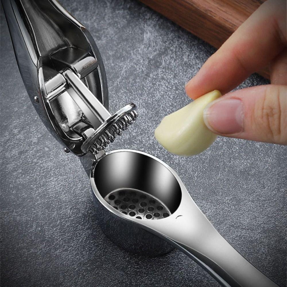 Manual Garlic Masher Zinc Zinc Zinc Alloy Garlic Crusher Kitchen Accessories Garlic Pounder  Restaurant