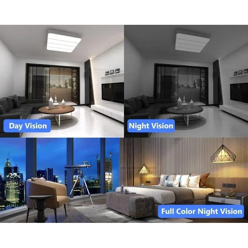 Tuya Smart Mini WiFi Camera 5MP Indoor Wireless 4X Zoom Home Security Cameras AI Human Detect 1080P HD CCTV Видеонаблюдение