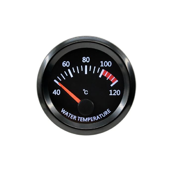 Dragon 2" 52mm Stepper Motor Auto White LED Light Car Water Temp Gauge Temperature 40-120 Celsius Meter