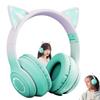 Cat Ear Headphones Wireless Headphones Bluetooth Noise Canceling Over Ear Headphones Wired Wireless Dual Use Bluetooth 5.1 Cat Ear Headphones with