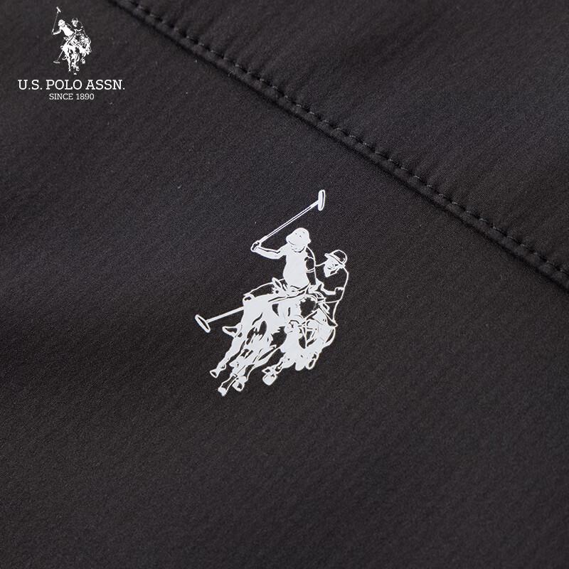 U.S. Polo Assn. Мужская водостойкая куртка с капюшоном для активного отдыха