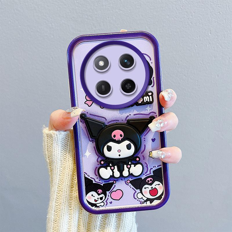KEYSION Противоударный чехол для Honor X9c 5G с ремешком, мягкий силиконовый милый 3D-чехол для телефона с мультяшной куклой для Huawei Magic 7 Lite 5G