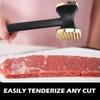 Steak Meat Hammer Mallet Double-Sided Zinc Alloy Meat Tenderizer Meat Pounder Food Flavor Meat Hammer Steak Meat Tool