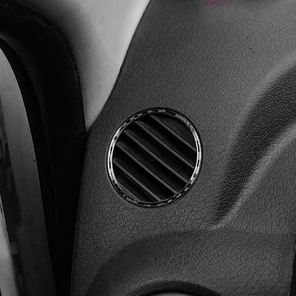 For Fiat Panda 2003-201 1 LHD RHD Car Air Vent Frame Dashboard AC Outlet Sticker Trim Interior Accessories