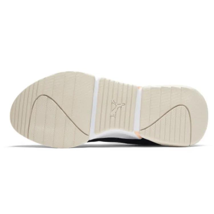 Puma Womens Nova 2 Suede 'Peach Parfait' (women's sizes) Black / Peach Parfait Chunky Sneakers 370959 01