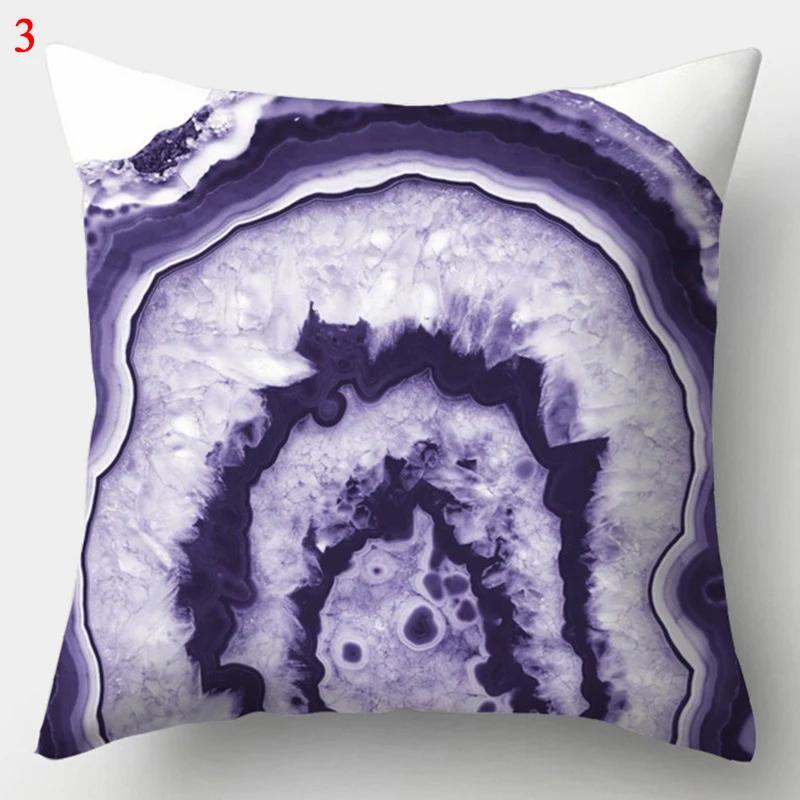 Purple Geometric Pillowcase Decorative Cushion Cover Home Sofa Decor Square Throw Pillow Covers 45*45 Pillowcases40x40cm 50x50