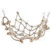 Hanging Net Woven Hammock For Squirrels Parrots Indoor Cage Resting Exercise Jute Rope 1Pcs