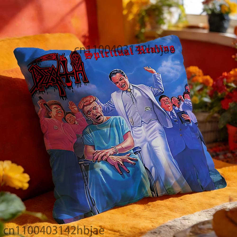 Наволочки Band-D-deathS Спальня Гостиная Диван Домашний Декор Полиэстер Наволочка на Подушку с Молнией