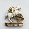 Греческие туристические сувениры Магнит на холодильник Флаг Греции Самурай Спартанский шлем Ручная роспись Магнитные наклейки на холодильник Идеи подарков