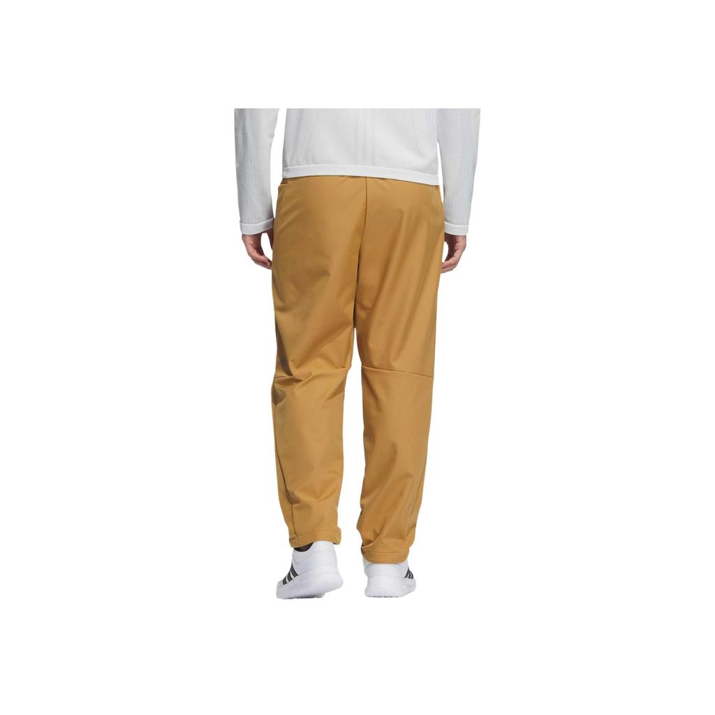 Adidas TH WV PNT Simple Brand Logo Comfortable Water-Resistant Straight-Leg Casual Pants Unisex Pants Light-Brown JZ8407