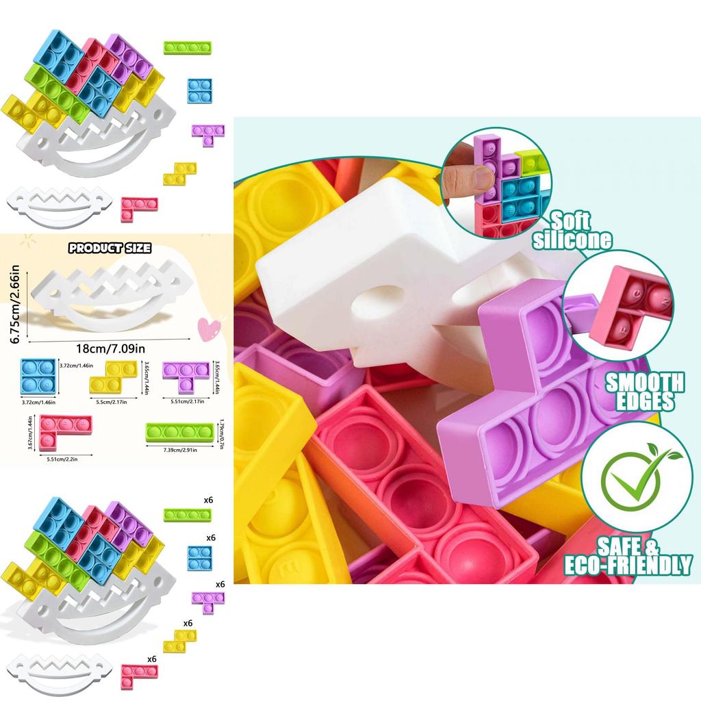 Силиконовые детские кубики для складывания с балансировкой для веселой игры родителей с детьми