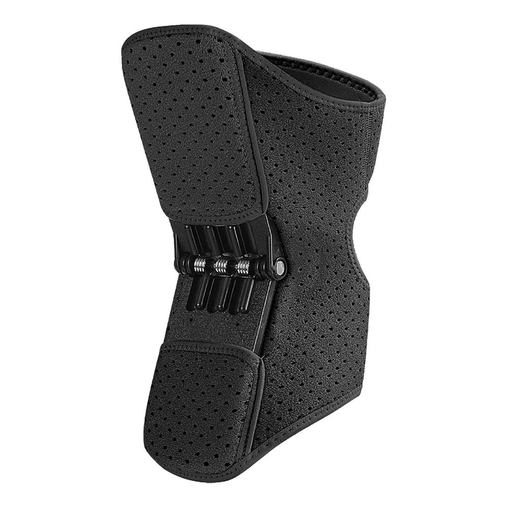 Мощный наколенник, поддержка суставов, регулируемый дышащий, пружинный наколенник, мощный подъемный пружинный стабилизатор колена, накладка для бега