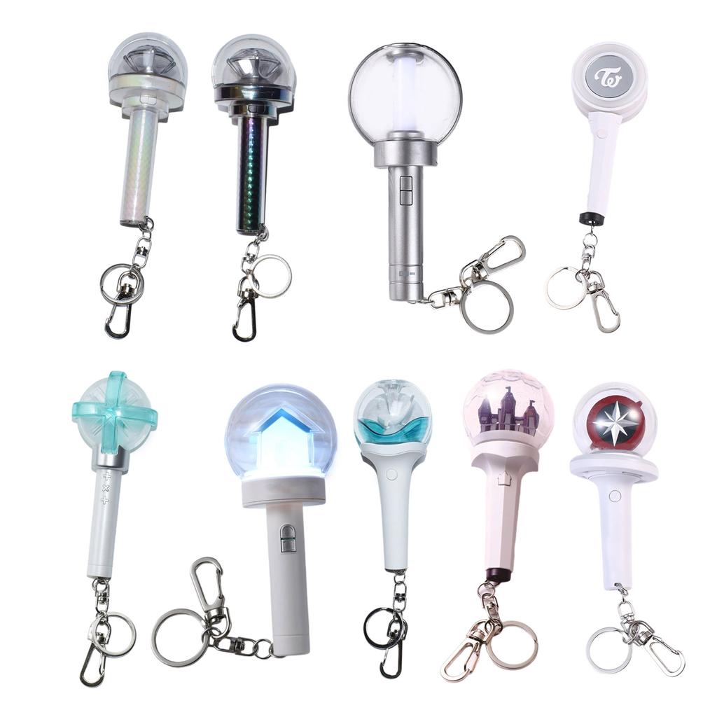 Compact Supporter Keychain With Vibrant LED Lights Perfect For Fans At Concerts Sports Events And Parties