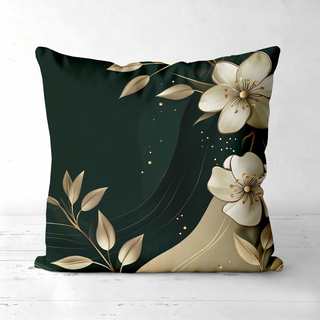 Floral Patterned Throw Pillows For Home Decor Polyester pillowcase, sofa decorative cushion cov Headboard Pillow