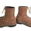 RED WING USA Irish Setter work boots 13D 30.5 brown white square dog tag(USED)