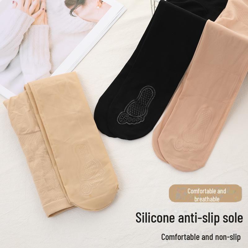 Женские прочные чулки из стали с микронажимом и нескользящей вставкой — тонкие, облегающие, с возможностью индивидуальной подгонки для весны и осени