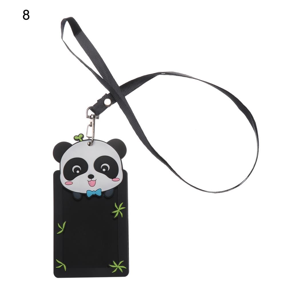Supplies New Badge Cute Animal Protector Cover Name Card Card Holders Card Sleeve ID Card Pouch