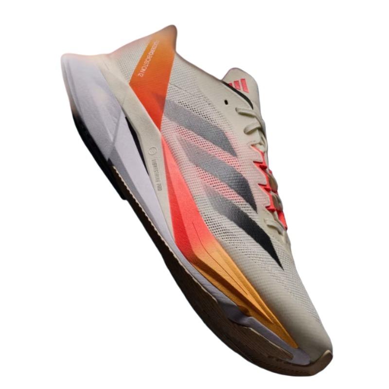 Adidas Adizero Boston 12 Ivory Pack Женские кроссовки Кремовый Железно-Металлик Солнечно-Красный IG3325