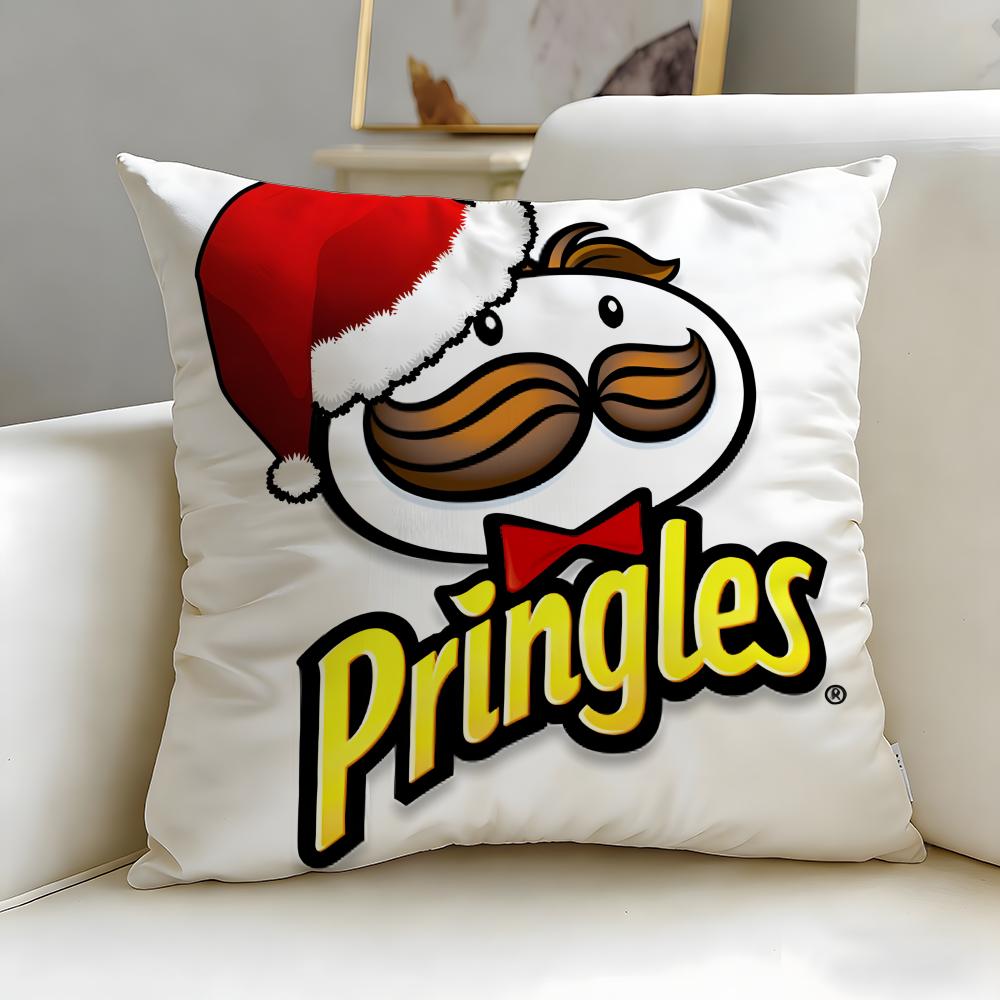 Классический бренд снеков Pringles Наволочка Мягкая и Легко стирающаяся – Универсальная для Дивана, Кровати, Путешествий и Офиса