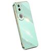 XINLI For vivo V50 5G Case TPU Phone Cover with Electroplating Frame