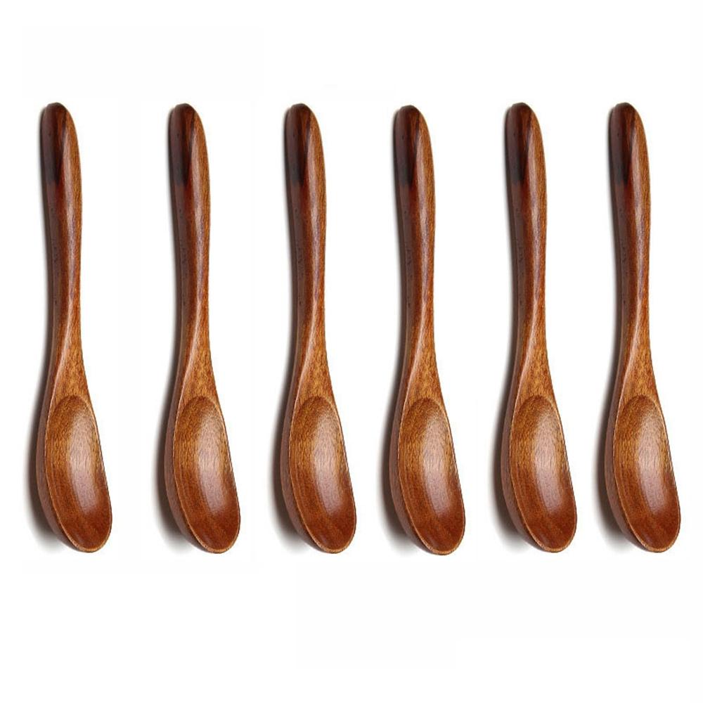 Style Tableware Flatware Cooking Utensils Mixing Tea Spoon Soup Spoons Coffee Spoon Wooden Spoon