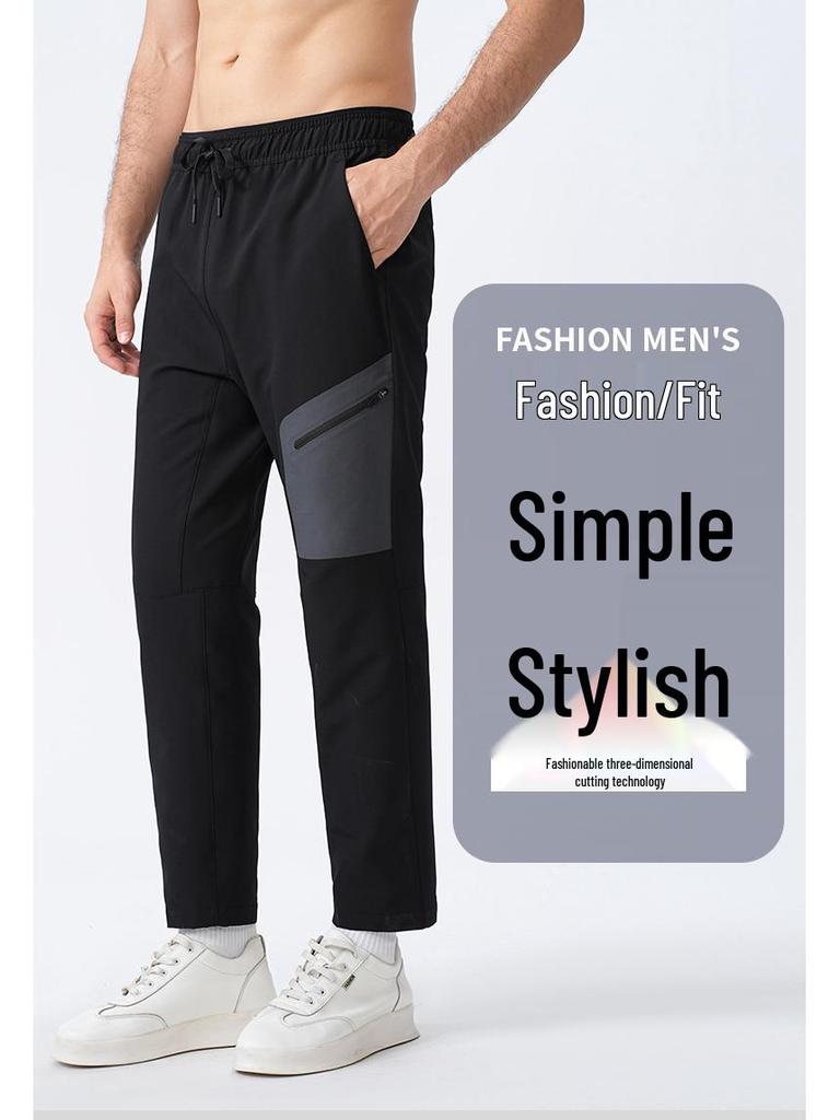 Мужские быстросохнущие брюки для активного отдыха и пеших прогулок - Дышащие, Ветрозащитные, Свободного кроя для осени