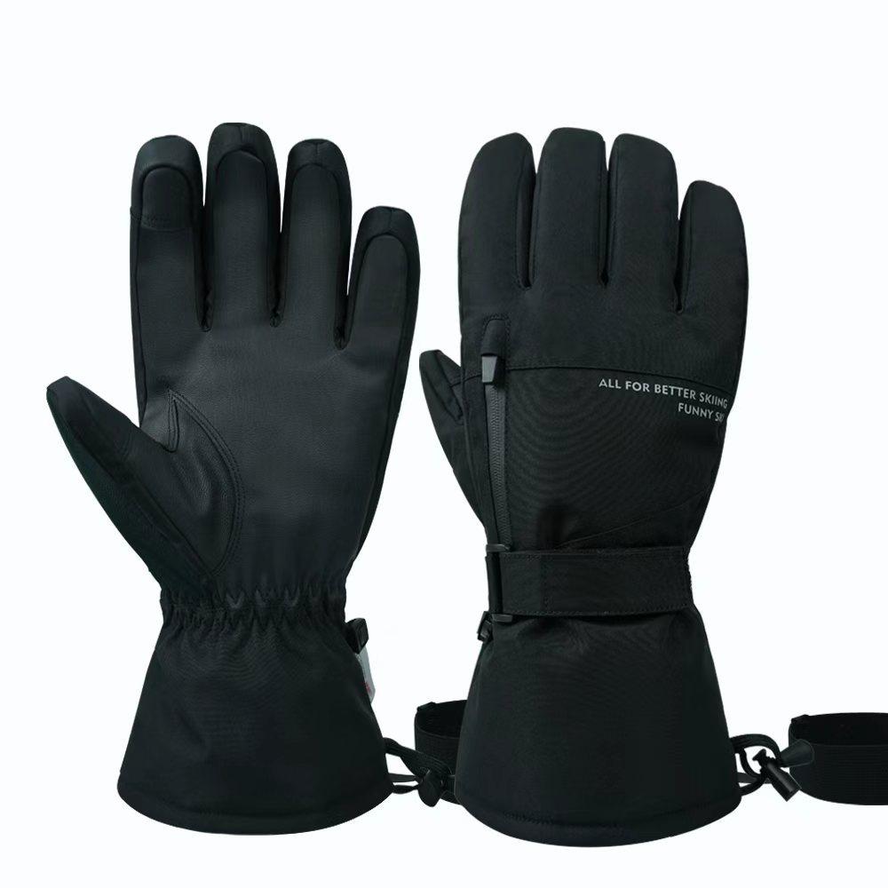 New five-finger 3M new Shirley cotton ski gloves waterproof, warm and wear-resistant touch-screen winter men's and women's five-finger gloves