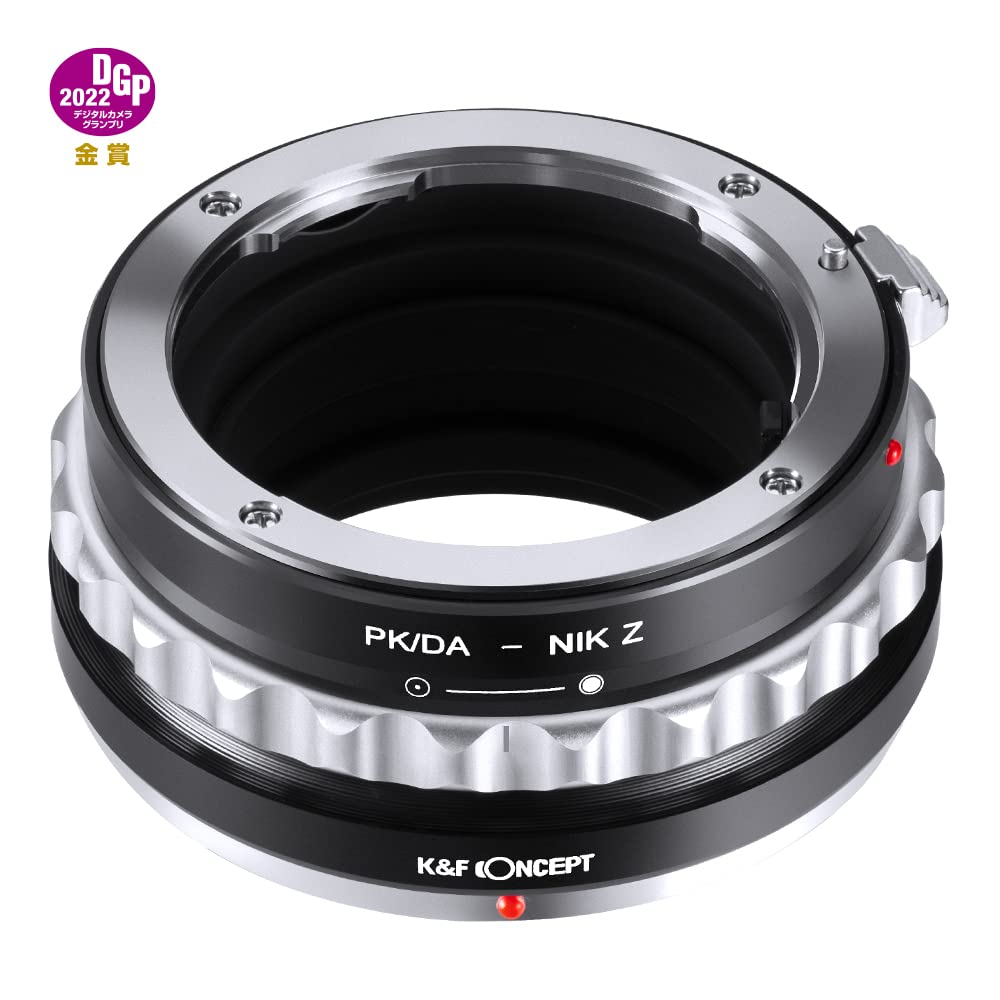 Адаптер Concept Z с ручным фокусом для байонета Pentax K на Nikon Z. Совместим с Nikon ZF Z8. K&F PK/DA-NIK (ПК/ДА) Линзы,