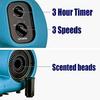 Fragrant breeze Floor Blower XPOWER Timer Air mover Blue Durable & Premium P-250T Grapefruit Scent Beads Air deodorization