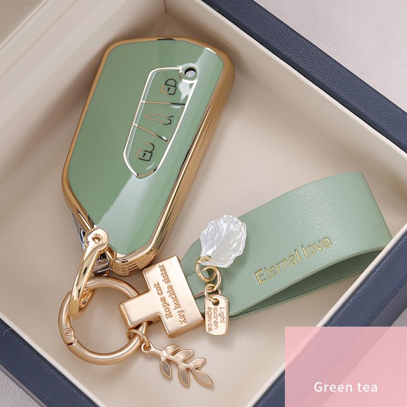 TPU Car Flip Key Case Cover Shell For Volkswagen VW Polo Golf Passat Tiguan Beetle Caddy T5 Up Eos Skoda Octavia Seat Leon Altea