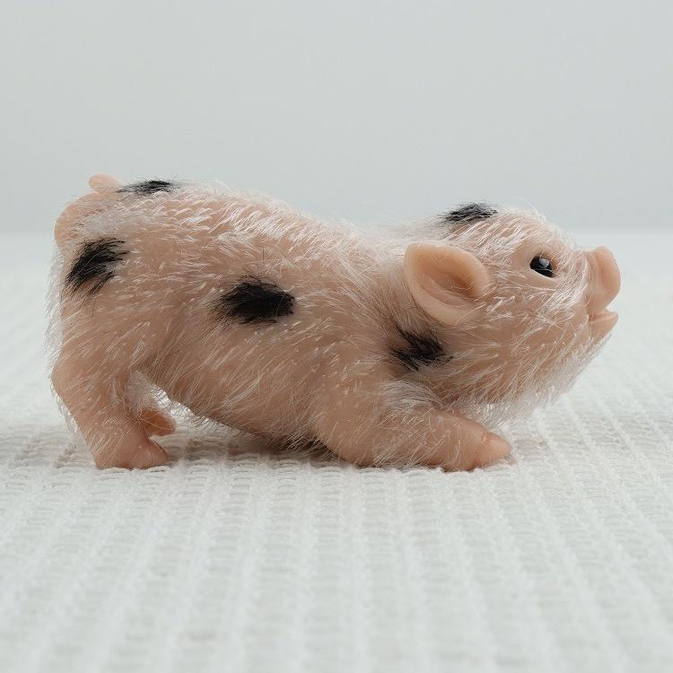 Миниатюрная кукла-реборн, питомец, свинья, экологичная, мягкая, силиконовая, музыкальная, поросенок, кукла-реборн, милая, мультяшная, свинья, кукла-младенец, детские игрушки для снятия стресса