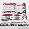 Черная/серебристая наклейка CLUBMAN на заднюю часть автомобиля MINI COOPERS COUNTRYMAN CLUBMAN Наклейка на багажник MINI Аксессуары