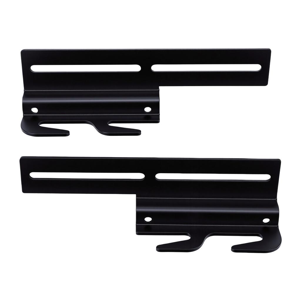 2Pcs Wood Bed Rail Hook Plates, Hvy Duty Carbon Steel