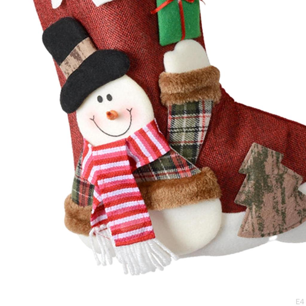 Christmas Stockings 3D Socks, Gift Bags, Hanging Stockings, Party Favors, Large