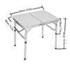 Портативный складной столик для кемпинга, алюминиевый складной столик для улицы, пикника, кемпинга, пешего туризма