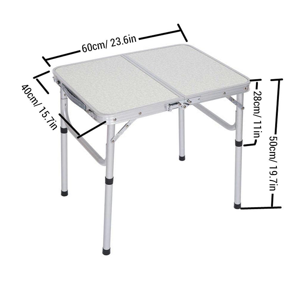 Портативный складной столик для кемпинга, алюминиевый складной столик для улицы, пикника, кемпинга, пешего туризма