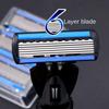 6 Edge Safety Razor for Mens Shaving&Womens Hair Removal Easy Sharp Shaving Blades Manual Shaver