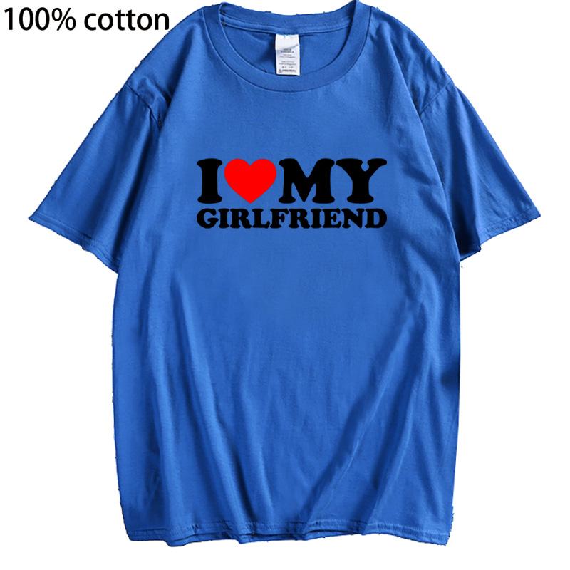 Футболка из хлопка с надписью «Я люблю свою девушку, я люблю своего парня», футболка для мужчин, так что, пожалуйста, держитесь от меня подальше, забавная надпись «BF GF», цитата, подарочные футболки