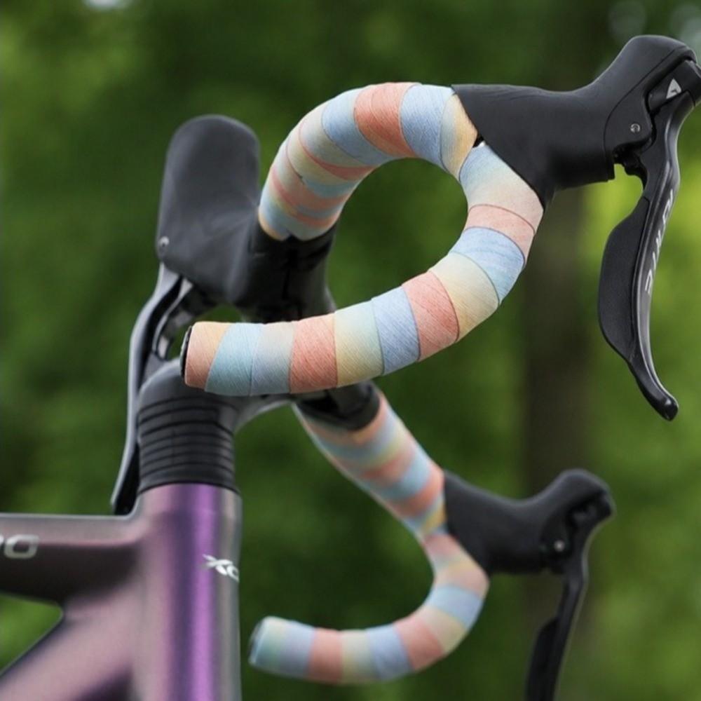 Non-Slip Grip Road Bike Handlebar Tape Gradient Color Drop Bar Tape Drop Bar